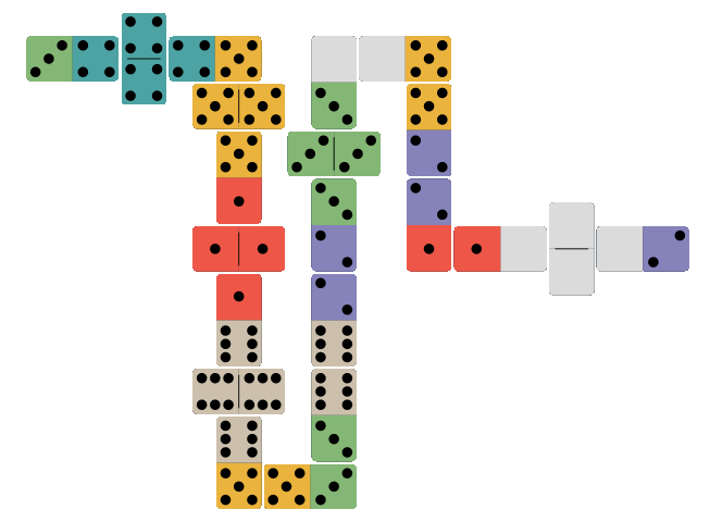 Classic team dominoes